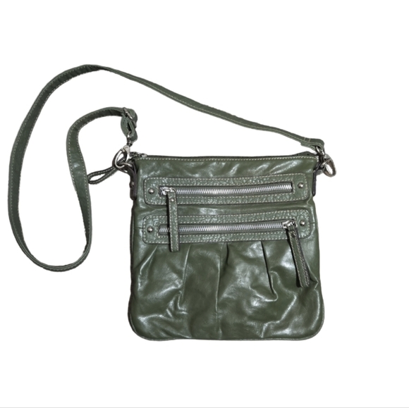 NY&C New York Company small green crossbody with silver hardware - Picture 1 of 8
